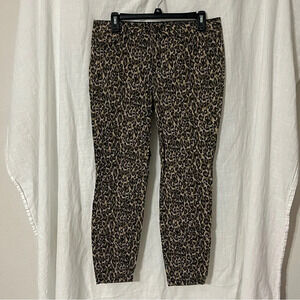 Women's d. Jeans Leopard Print Denim Jeggings Size 10
